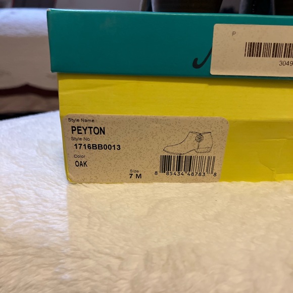 Jack Rogers Oak Color Suede Booties - Picture 3 of 6